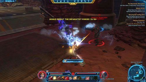 So if you cant manage to defeat all these enemies, at least try to eliminate those near [6] or [7] - (L10) The Separatists Stronghold - Trooper - Star Wars: The Old Republic Game Guide