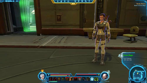 Activate the Lore Object to Learn about Modification - (L06) Deadly Delivery - Smuggler - Star Wars: The Old Republic Game Guide