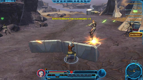 Search the Scavengers Salvage - (L05) Scavenger Hunt - Ord Mantell - Star Wars: The Old Republic Game Guide