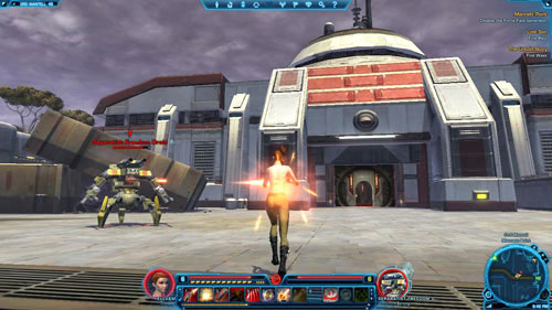 Inside the Separatist Base defeat a Separatist Trooper [+], and then go to the elevator in [5] - (L06) Lost Son - Ord Mantell - Star Wars: The Old Republic Game Guide