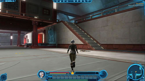 Once youre upstairs, go to [7] and enter the small room where you will find Waxx - (L04) The Untold Story - Ord Mantell - Star Wars: The Old Republic Game Guide