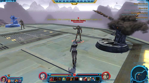 Return to Captain Xuss - (L09) Securing the Landing Zone - Ord Mantell - Star Wars: The Old Republic Game Guide