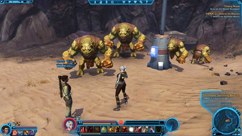 Return to Sergeant Travi Pott - (L07) [HEROIC 2+] Destroy the Beacons - Ord Mantell - Star Wars: The Old Republic Game Guide