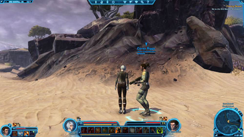 Then go on the rock shown in the picture below - Galactic History 12 (+2 Aim) - Datacrons - Star Wars: The Old Republic Game Guide