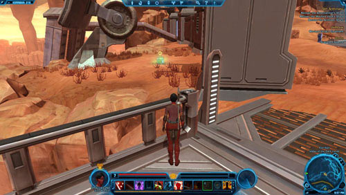 The Datacron is hidden right behind the abovementioned wall - Galactic History 15 (+2 Endurance) - Datacrons - Star Wars: The Old Republic Game Guide