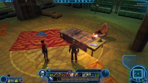 [8]: Gajoru, The Vault Guardian [*] - one of the stronger palace guards, needs to be killed in the side mission: Return of the Warrior - (08) Faathras Palace - Places - Star Wars: The Old Republic Game Guide