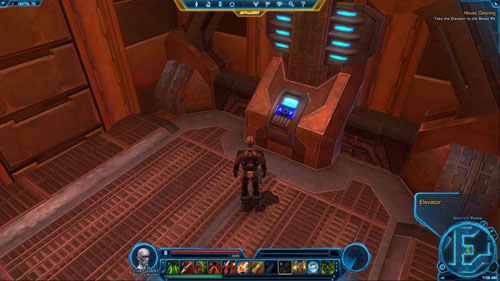 Activate the Beast Pit Alarm - (L08) House Cleaning - Bounty Hunter - Star Wars: The Old Republic Game Guide