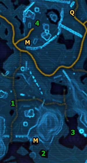 In the rebel Evocii camp youll find a body of a bounty hunter in [1] - (L05) Tech Jealousy - Hutta - Star Wars: The Old Republic Game Guide