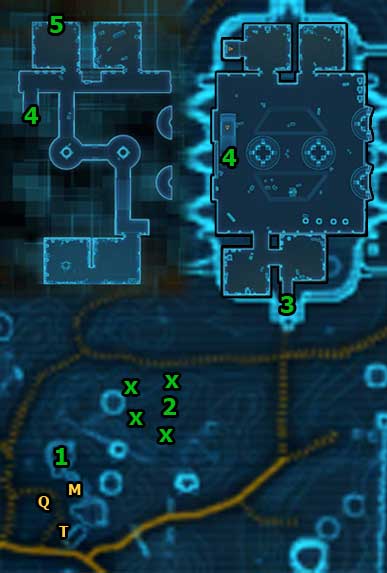 Youll receive this mission after a conversation with Rand, whos sitting in his hut in [1] - (L07) Industrial Raiders - Hutta - Star Wars: The Old Republic Game Guide