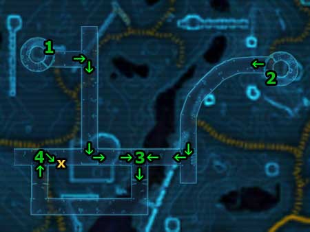 Obtaining this Datacron is also a part of the side mission (L07) [HEROIC +2] Factory Recall - Galactic History 03 (Matrix Shard) - Datacrons - Star Wars: The Old Republic Game Guide