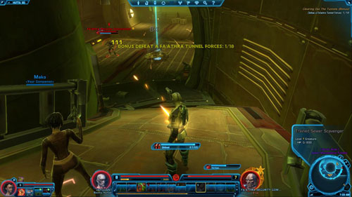 After youve reached the fork in w [3] there will be more enemies on the road leading to the Datacron - Galactic History 03 (Matrix Shard) - Datacrons - Star Wars: The Old Republic Game Guide