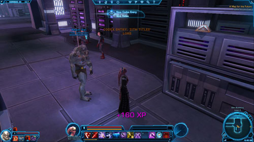 [4]: The Dark Council (Lore Object) - reading the sign will result in obtaining a Codex entry - Organizations: The Dark Council - 45 XP - (02) Sith Academy - Places - Star Wars: The Old Republic Game Guide