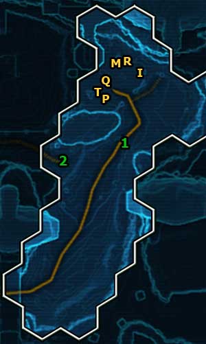 For discovering this location you will receive 102 XP, and youll also obtain a Codex entry - Locations: The Wilds - 225 XP - (03) Lower Wilds Outskirts - Places - Star Wars: The Old Republic Game Guide