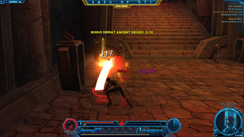 Exit the Armory - (L03) Arm Yourself - Sith Warrior - Star Wars: The Old Republic Game Guide