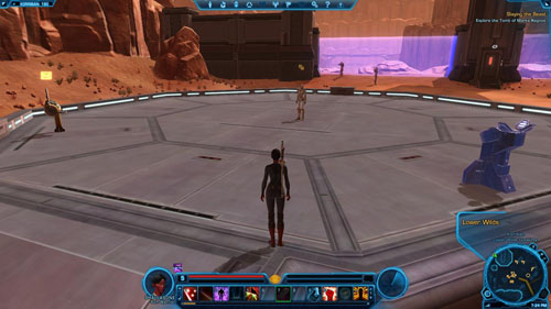 Along the way, it will be good to stop at [5] and look for side missions and, above all to take the elevator up to the metal pier - (L06) Slaying the Beast - Sith Warrior - Star Wars: The Old Republic Game Guide