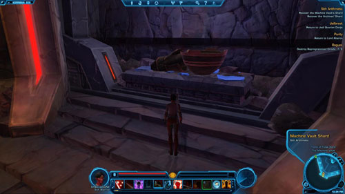 Retrieve the Archives Shard - (L08) Sith Arithmetic - Sith Warrior - Star Wars: The Old Republic Game Guide
