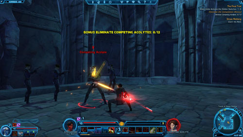 Make Vette Activate the Hidden Switches: 0/4 - (L11) The Final Trial - Sith Warrior - Star Wars: The Old Republic Game Guide