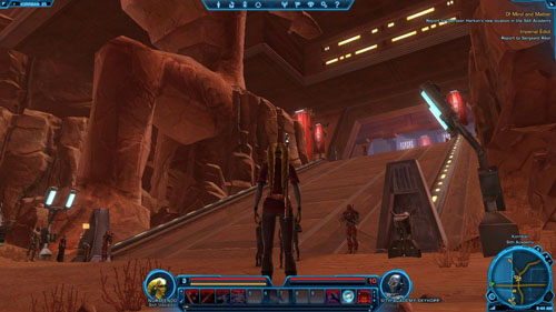 Go to [14] to finally talk to Overseer Harkun - (L03) Of Mind and Matter - Sith Inquisitor - Star Wars: The Old Republic Game Guide