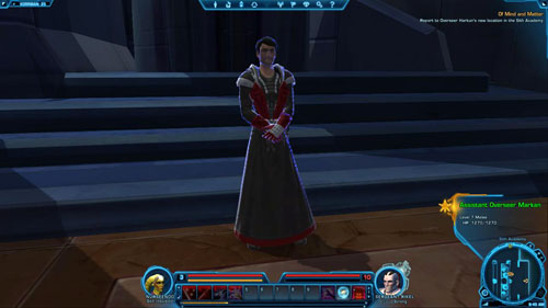 Speak to the Sith Inquisitor Trainer - (L03) A Fighting Chance - Sith Inquisitor - Star Wars: The Old Republic Game Guide