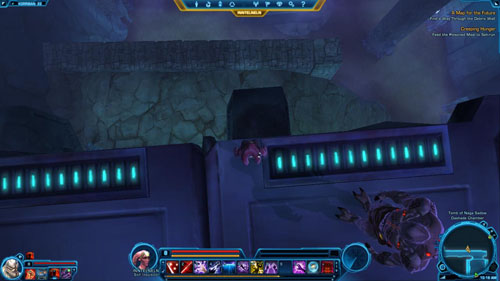 A huge Klorslug Glutton [*] is in his nest in [17] - (L11) A Map for the Future - Sith Inquisitor - Star Wars: The Old Republic Game Guide