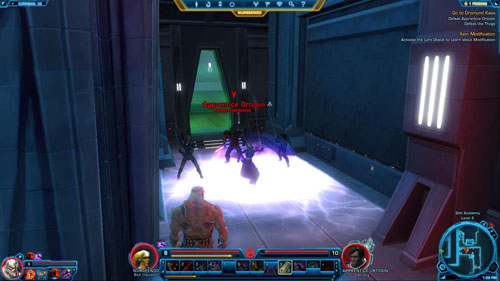Activate the Lore Object to Learn about Modification - (L11) Go to Dromund Kass - Sith Inquisitor - Star Wars: The Old Republic Game Guide