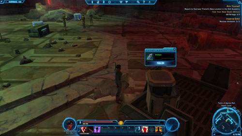Report to Sergeant Rikel - (L03) Imperial Edict - Korriban - Star Wars: The Old Republic Game Guide
