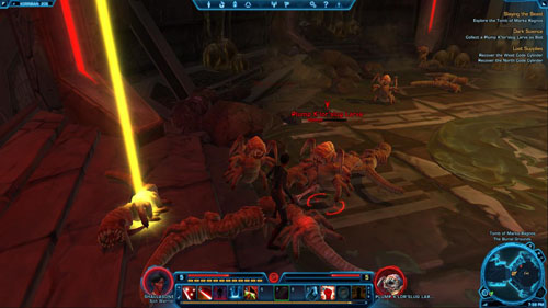 Plant the Bait to Summon the Tukata - (L06) Dark Science - Korriban - Star Wars: The Old Republic Game Guide