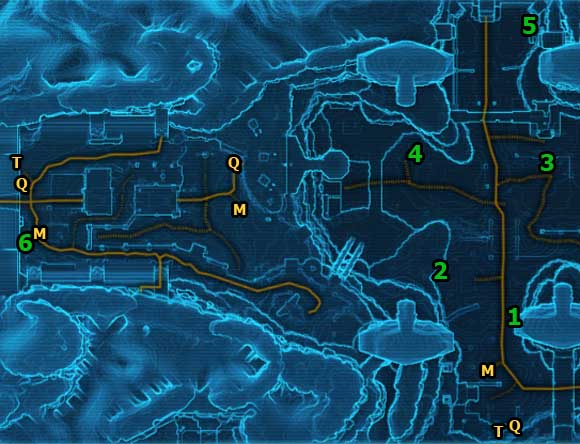 In the Lower Wilds youll come across a Datapad lying by the rocks in the east - (L07) Lost Supplies - Korriban - Star Wars: The Old Republic Game Guide