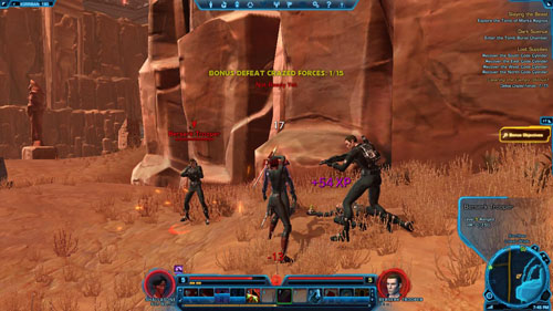 Recover the South Code Cylinder - (L07) Lost Supplies - Korriban - Star Wars: The Old Republic Game Guide