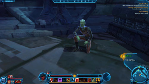 Speak to Overseer Prithor - (L09) Creeping Hunger - Korriban - Star Wars: The Old Republic Game Guide