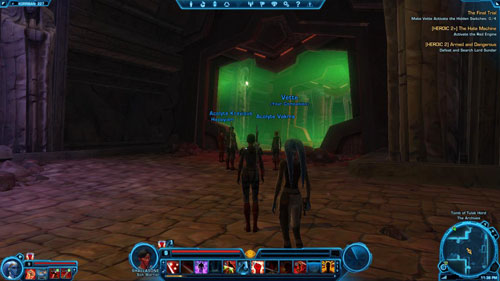 The first opponents you will meet here are Mind-Controlled Troopers [*] in [6] - (L08) [HEROIC 2] Armed and Dangerous - Korriban - Star Wars: The Old Republic Game Guide