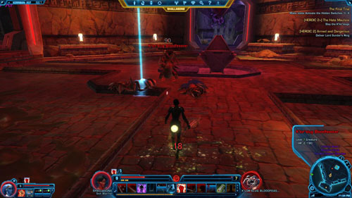Two Klorslug Bloodfeasters and Klorslug Bloodqueen [*] will emerge from [7] - (L08) [HEROIC 2+] The Hate Machine - Korriban - Star Wars: The Old Republic Game Guide