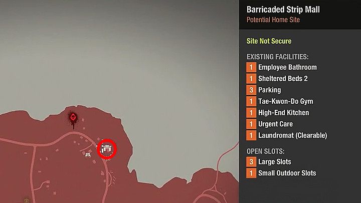 Barricaded Strip Mall is probably the best place to set up a base in Drucker County - Drucker County | Bases | State of Decay 2 - State of Decay 2 bases - State of Decay 2 Game Guide