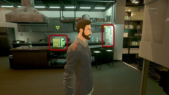 Leave the living room and head to the kitchen - Saturday, January 11th 2048, Berlin, West Plaza, Richard Nolans apartment - Chapter one - State of Mind Game Guide