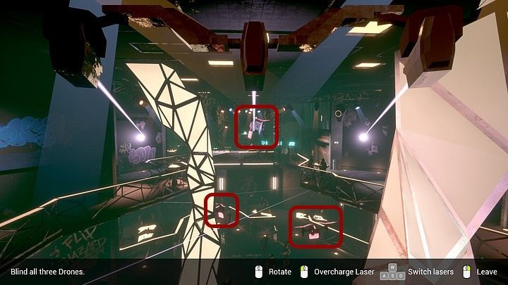 The injured drones turn reddish. - Monday, January 13th 2048, Berlin, Sector 26, Doomsday - Chapter two - State of Mind Game Guide