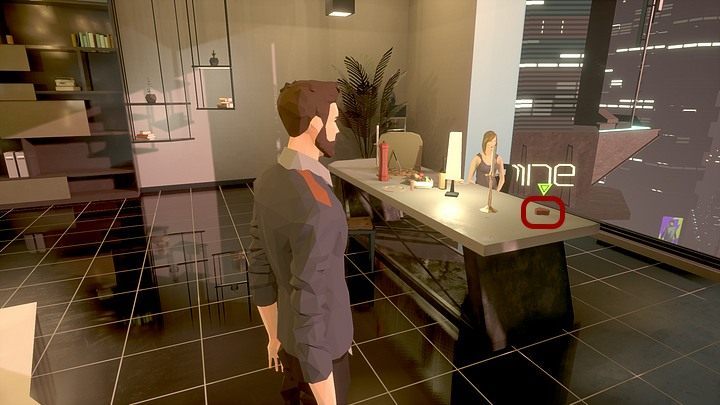 Get back to the girl and focus on completing a certain task, which will involve the mysterious, heart-shaped box located on the table, next to her - Sunday, 25 March 2035, Berlin, Richard Nolans apartment - Chapter three - State of Mind Game Guide