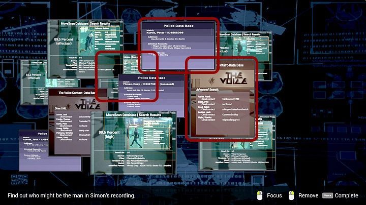 1 - Tuesday, January 14th 2048, Berlin, Richard Nolans apartment; The Voice - Chapter three - State of Mind Game Guide