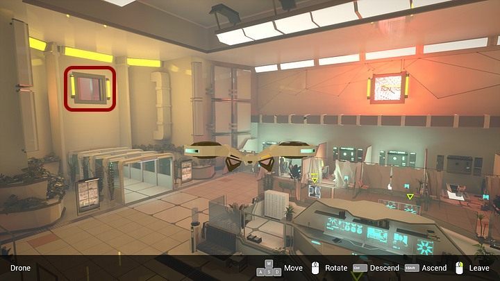 Fly through the window - the one on the left, above which yellow lamps are lit - Wednesday, City5 Central, Adam Newmans apartment; Kurtz Recreation Center - Chapter four - State of Mind Game Guide