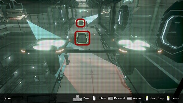 Of course, the same should be done with the second camera - move another container to its vicinity and leave it there (possibly on the right) - Thursday, 16th of January 2048, Montauk, Long Island, Storage Section - Chapter five - State of Mind Game Guide