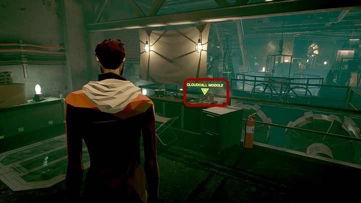 To be able to talk with the man, you will need a special cloudcall module - Friday, January 17th 2048, Berlin, Underground, Breakpoint Headquarters - Chapter five - State of Mind Game Guide