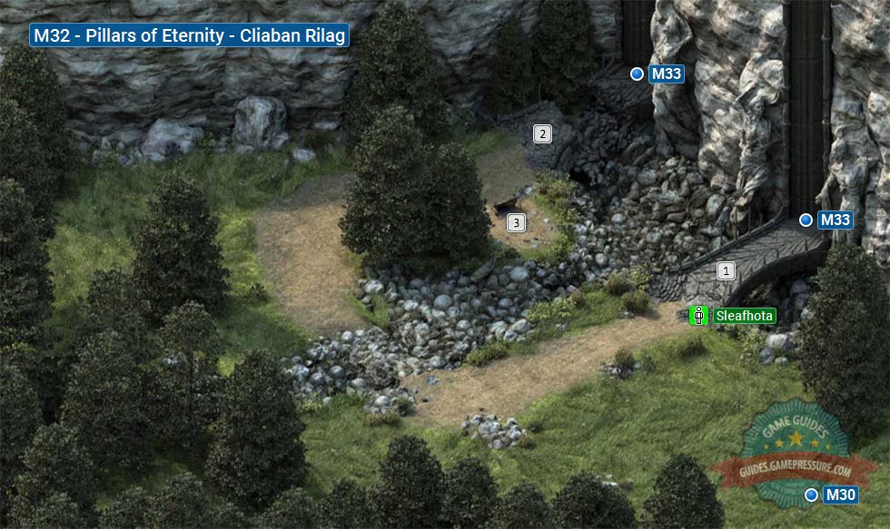 Map of Cliaban Rilag M32 Pillars of Eternity Pillars of Eternity