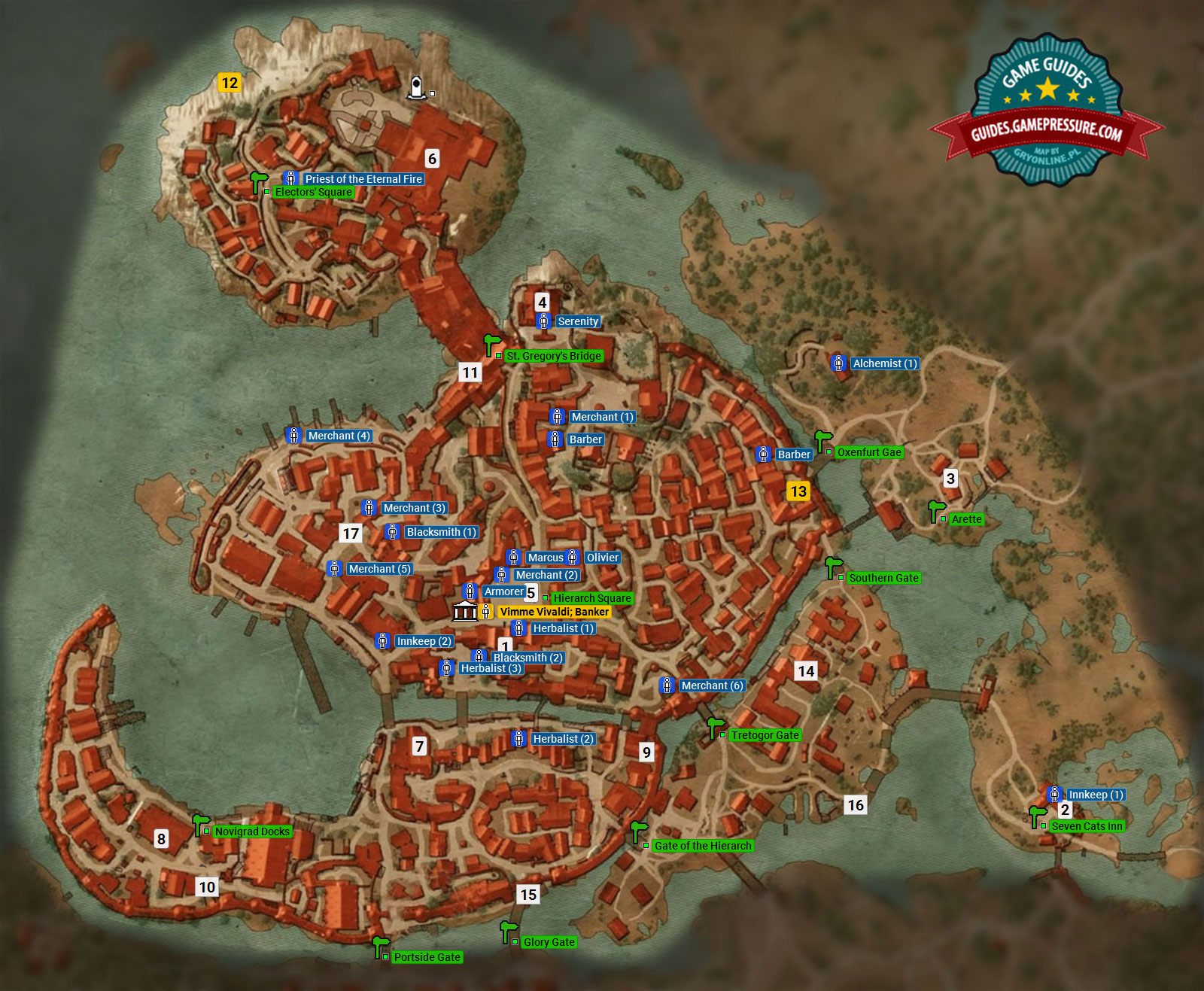 Witcher 3 M6 - Free City of Novigrad - Atlas