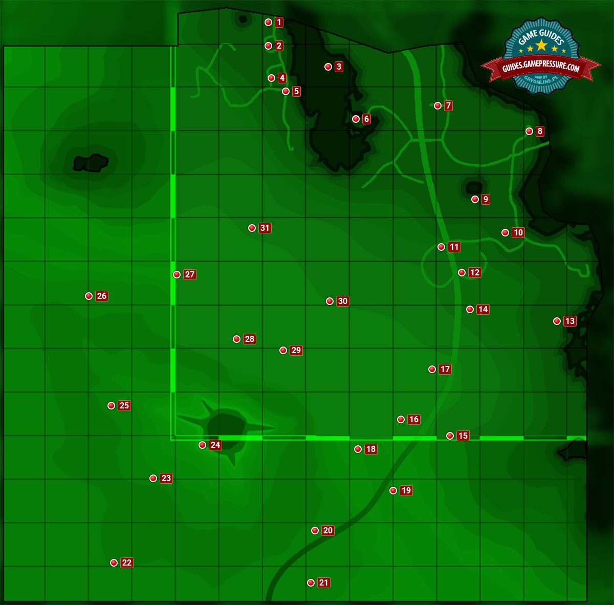 карта fallout 4 все локации на карте фото 48