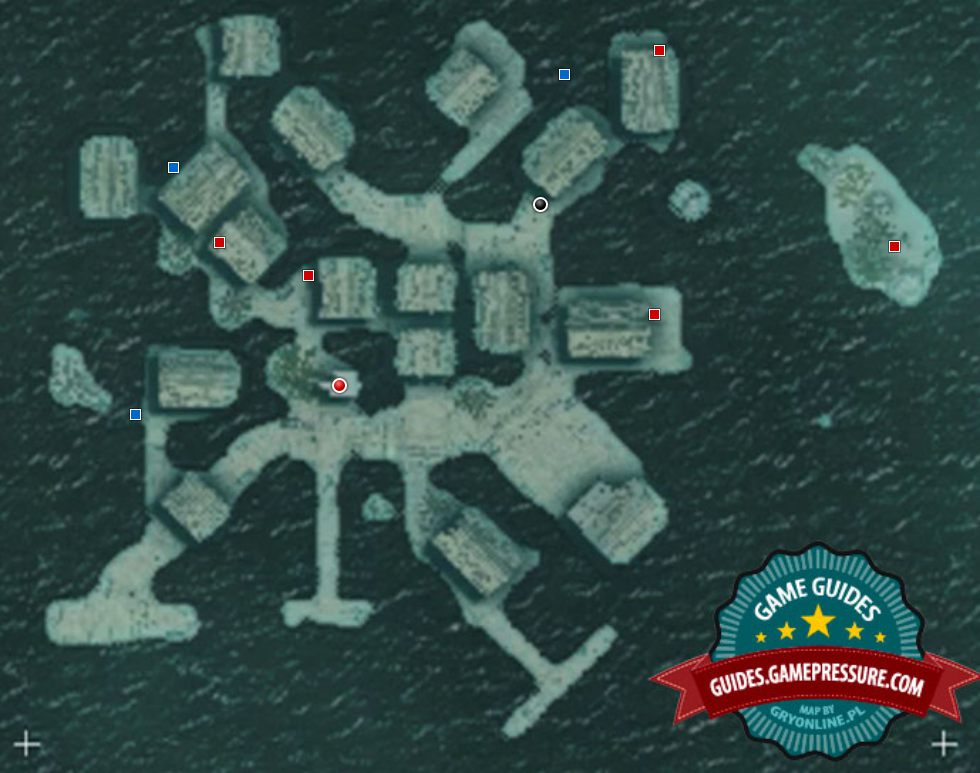 Arroyos Pirate Islands collectibles and important places Assassin