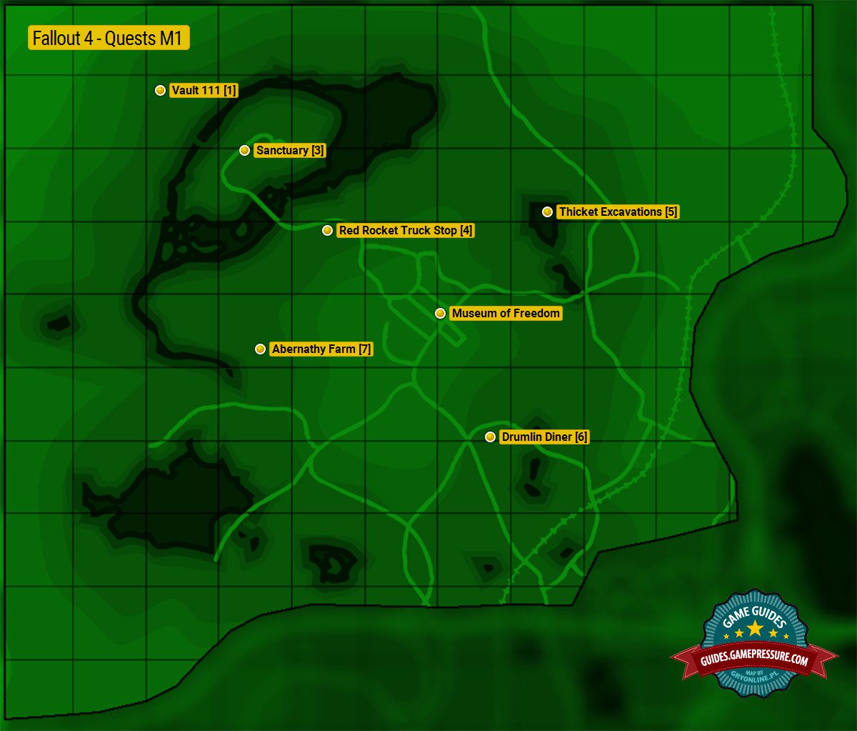 Fallout 4 карта журналов карта фото 108