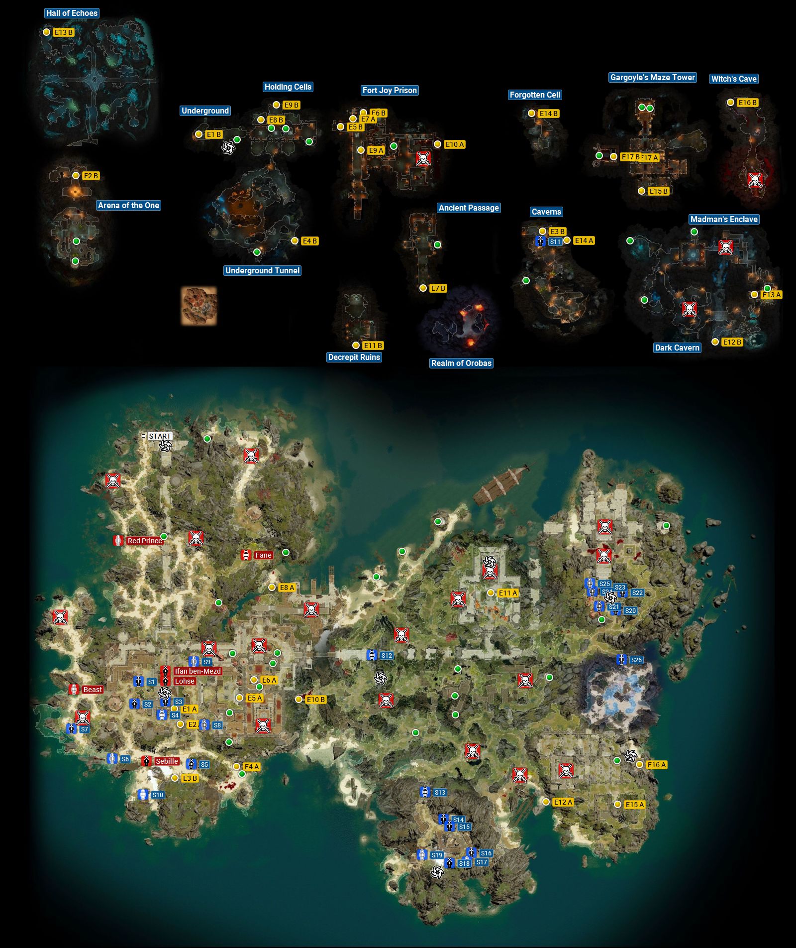 Divinity: Original Sin 2 - Fort Joy map