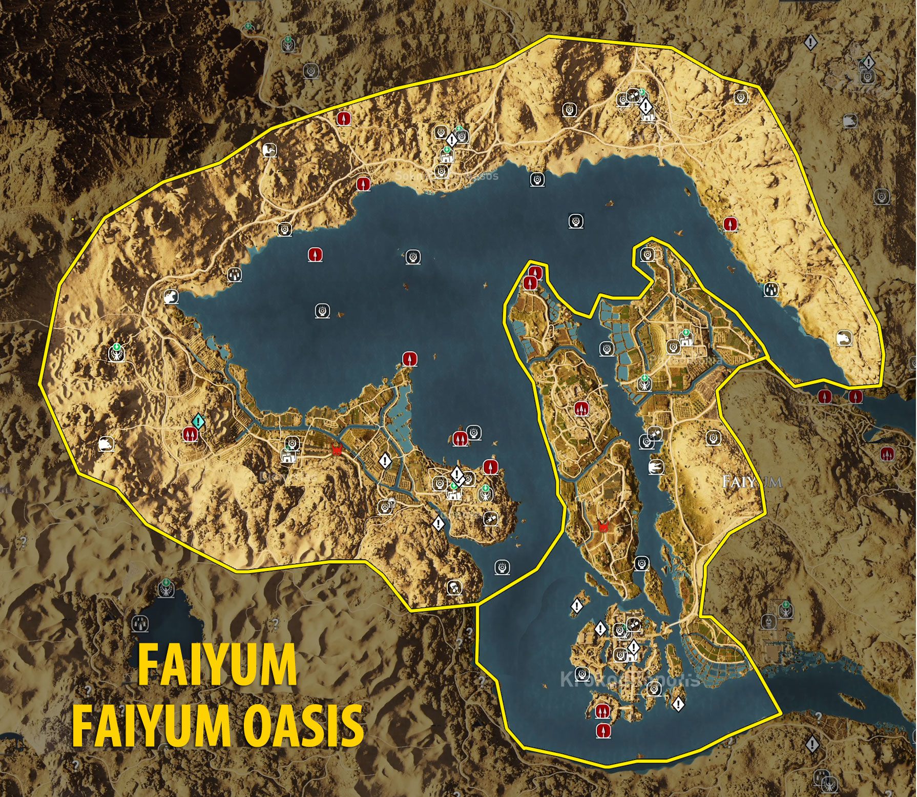Map of Memphis - Tombs, papyrus puzzles and secrets - Assassin's Creed  Origins Guide