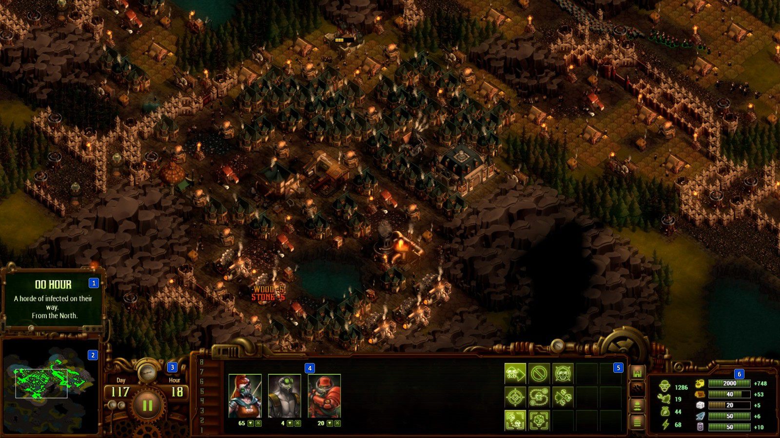 They Are Billions Interface