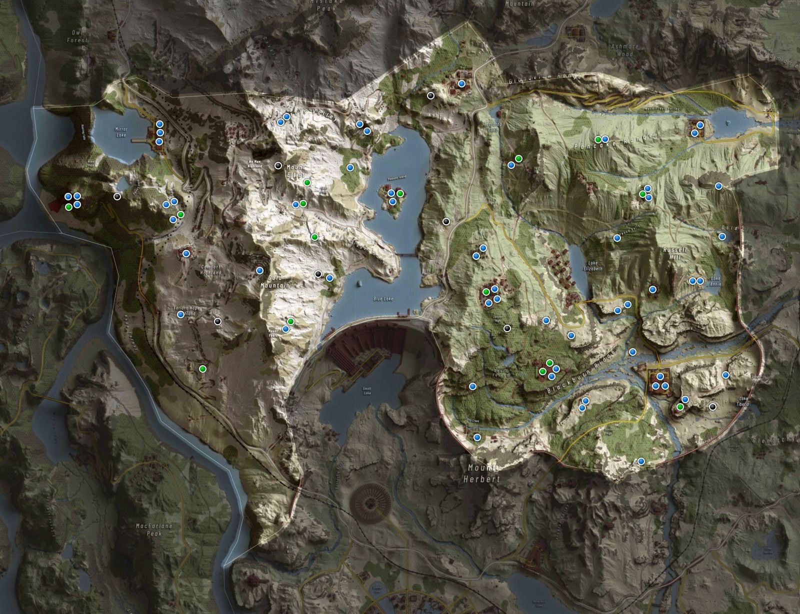 Ghost Recon Breakpoint - Restricted Area 01 map