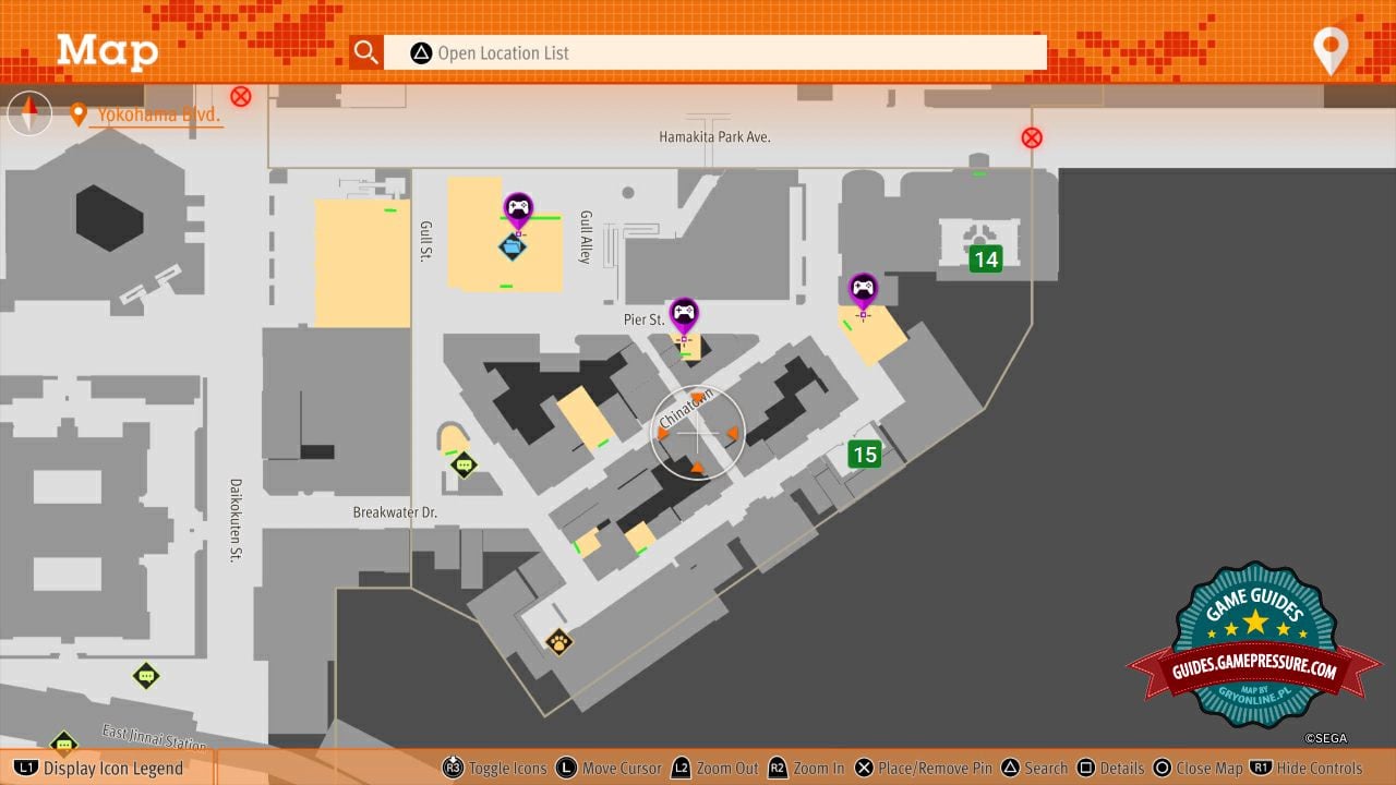 Lost Judgment squirrel search - Chinatown